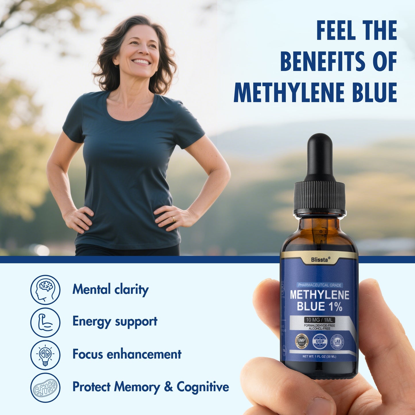 USP Grade - Methylene Blue 1%