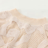 Floral Elegance Crochet Sweater™