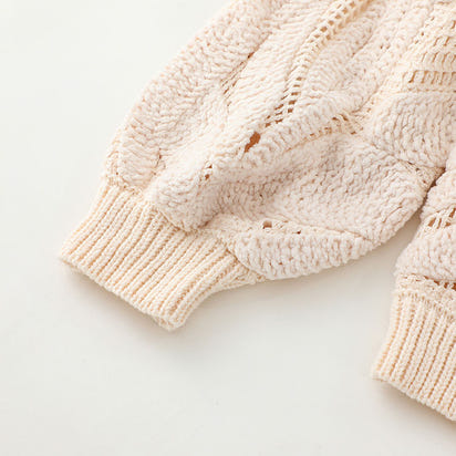 Floral Elegance Crochet Sweater™