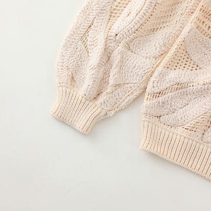 Floral Elegance Crochet Sweater™