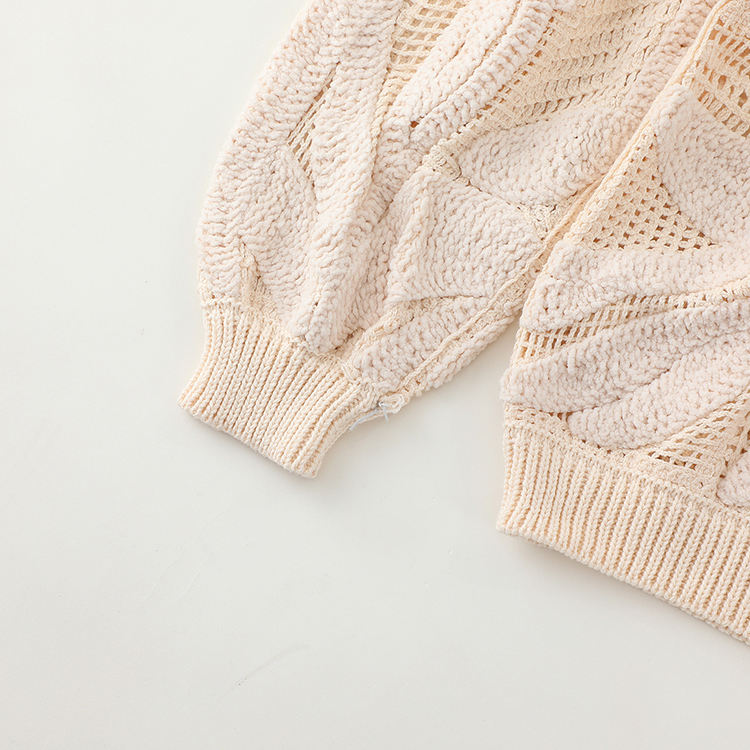 Floral Elegance Crochet Sweater™