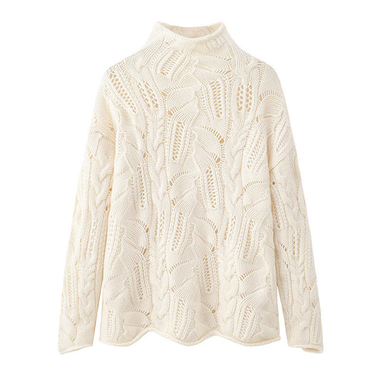 Cashmere Open Neck Sweater™